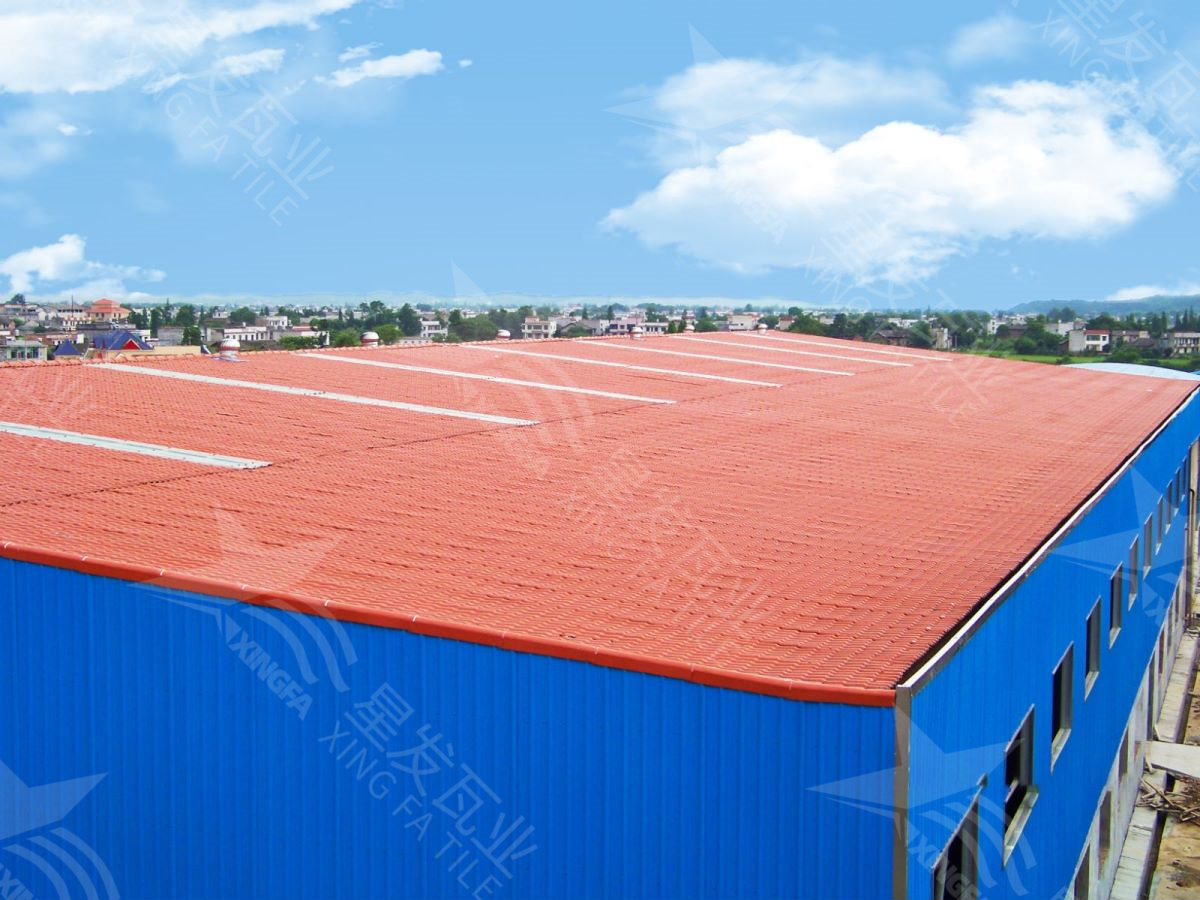 新型材料1050砖红色asa树脂瓦 盖厂房用仿古瓦 防腐防火耐候塑料瓦 商洛pvc合成树脂瓦生产厂家