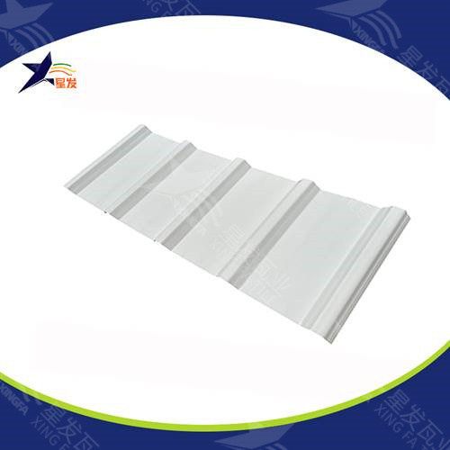 1075型白色高波形塑钢瓦 厂房屋顶用PVC瓦塑料瓦安装固定快捷且寿命更久 商洛PVC瓦厂家直供